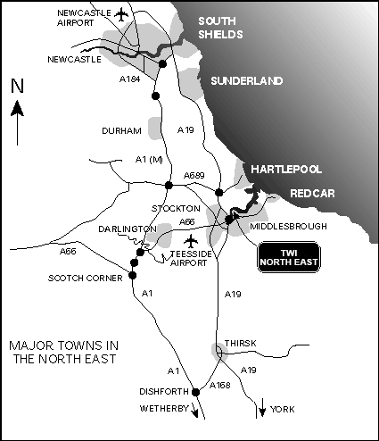 TWI Area Map